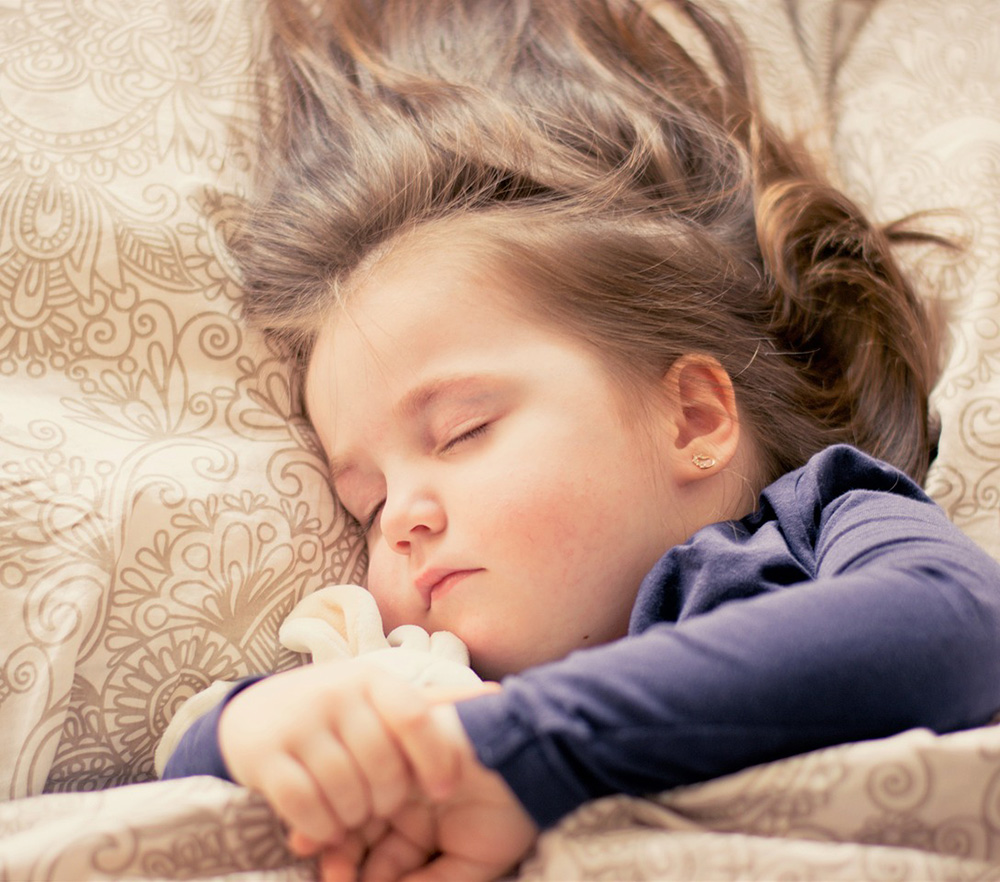 A sleeping baby